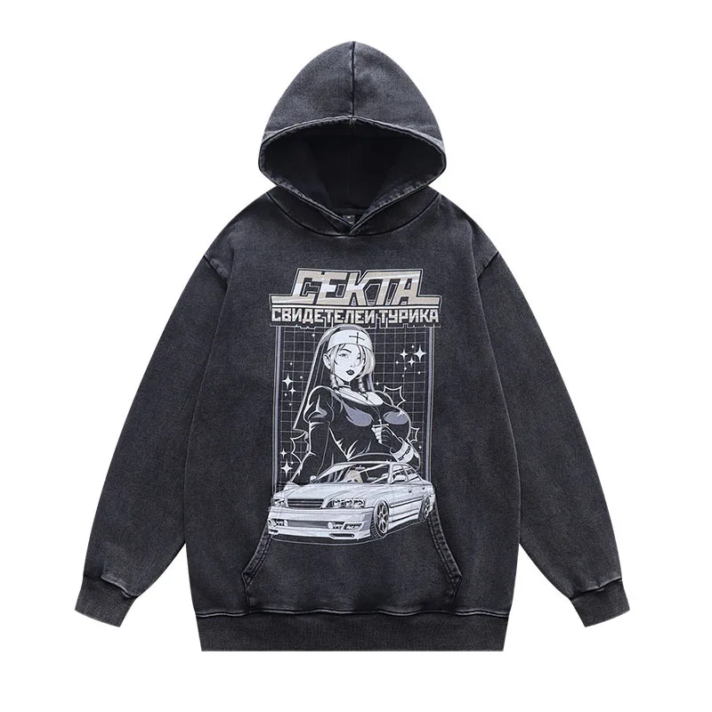 

Anime Hoodies For Men Female Sweatshirts Men'S Clothing Hoodie Long Sleeve Tops Male Clothes Women Pullover Fall Streetwear