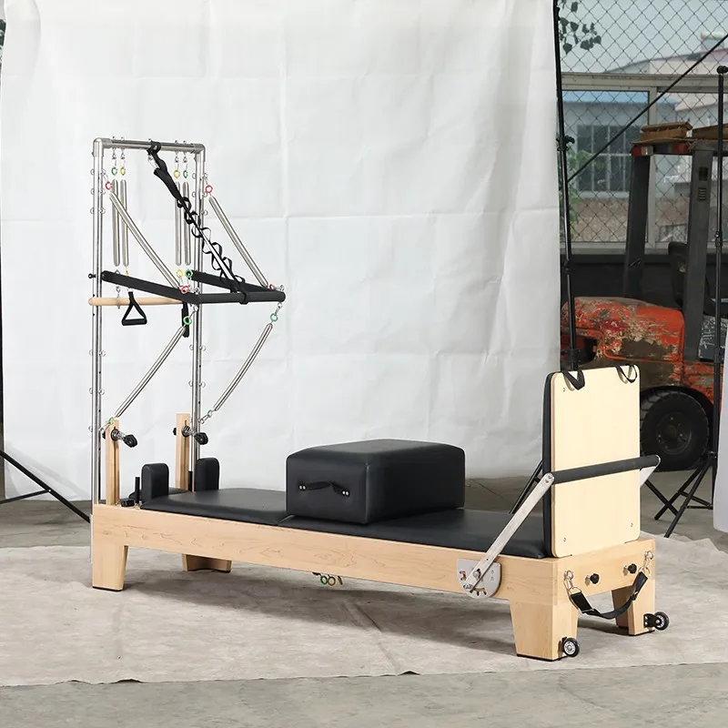 

YTYIN Factory Direct Maple Reformer with Half Tower | For Home & Commercial Studio Yoga and Pilates