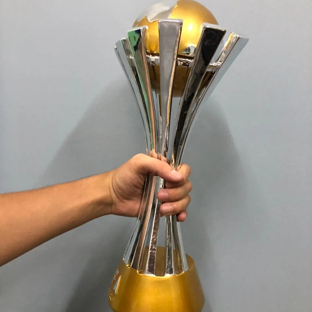 hot sale Soccer Club Trophy Coppa Champions Cup 44cm Replica 1:1 Football Trophy Fan's Souvenir Resin Fans Collection