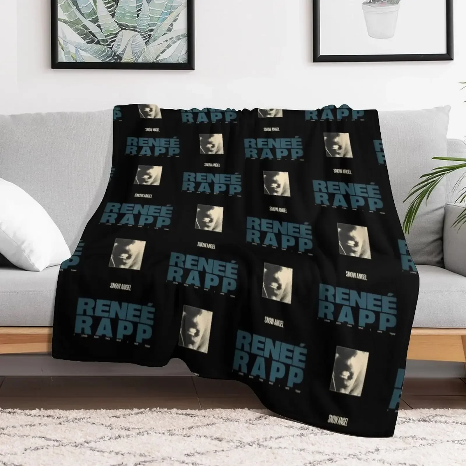 

Renee Rapp Snow Angel Throw Blanket Warm Tourist Personalized Gift Blankets Soft Plaid Sofa Throw Soft Plush Plaid Blankets