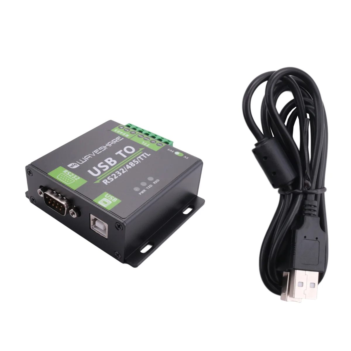 

A92Z Waveshare Industrial USB TO RS232/RS485/TTL Isolated Converter with FT232RL Embedded Protection Circuits TVS Diode