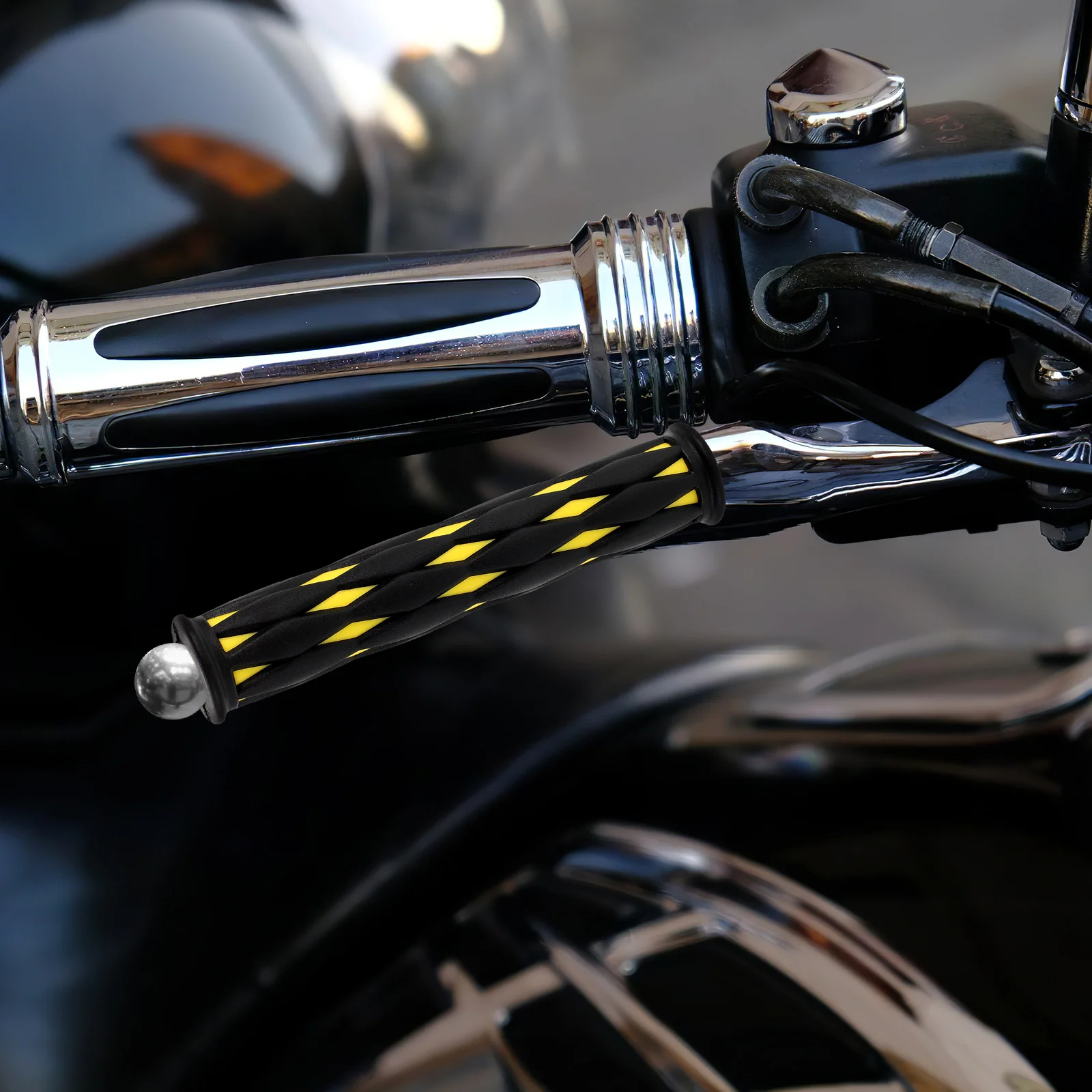 

1 Pair Rubber Covers For Scooters Electric Bikes Anti-Slip Comfortable Universal Fit Anti-Vibration Soft Texture Handle