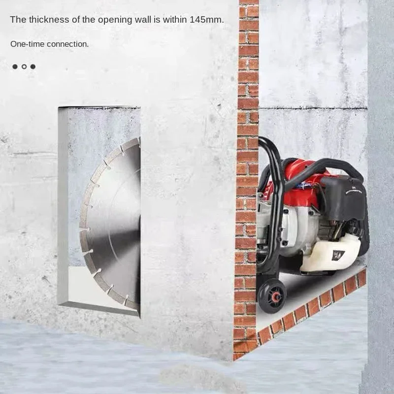 

Surprise Price 52CC Slotting Machine Road Wall Cutting Machine Concrete Wall Slotting High Power 350 Type Cutting Ma