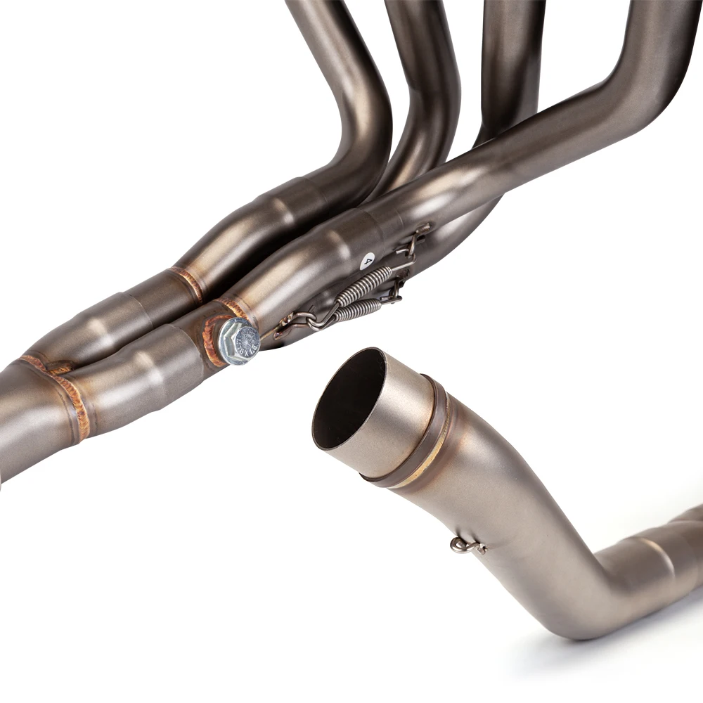 Motorcycle Exhaust System para ,  Original Full，Link Pipe Connect, Escape Slip On Front Tube,Z750, z800 image 2