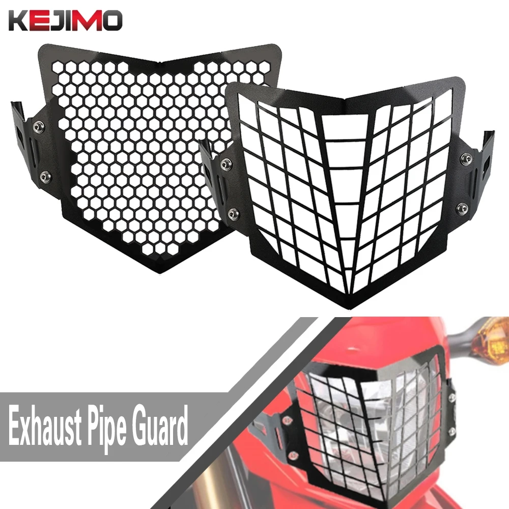 

Motorcycle For Honda CRF250L CRF250M CRF300L CRF 250 L/M 300 2013 - 2023 Headlight Grille Guard Light HeadLamp Cover Protector