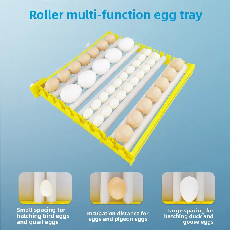 Hot sale Incubator Multifunctional Small Household Incubator Flipping Egg Pan Chicken Duck Goose Bird Egg Pan 56 Roller Egg Pan