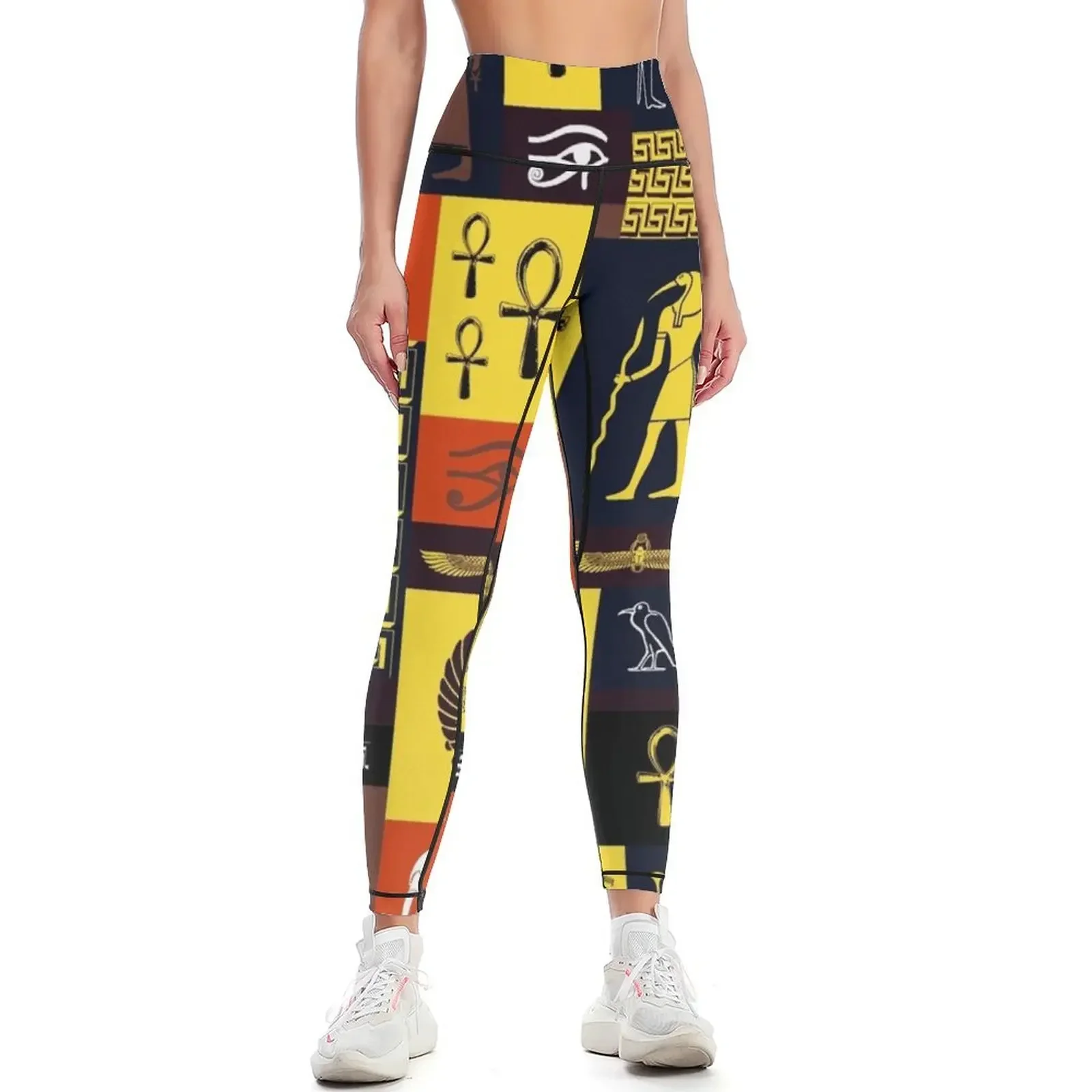 

Egyptian Montage Leggings legging push up gym's clothing Leginsy push up Legging sexy woman Womens Leggings