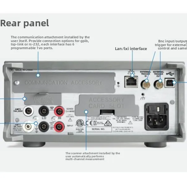 Multimètre numérique à écran tactile graphique DMM6500