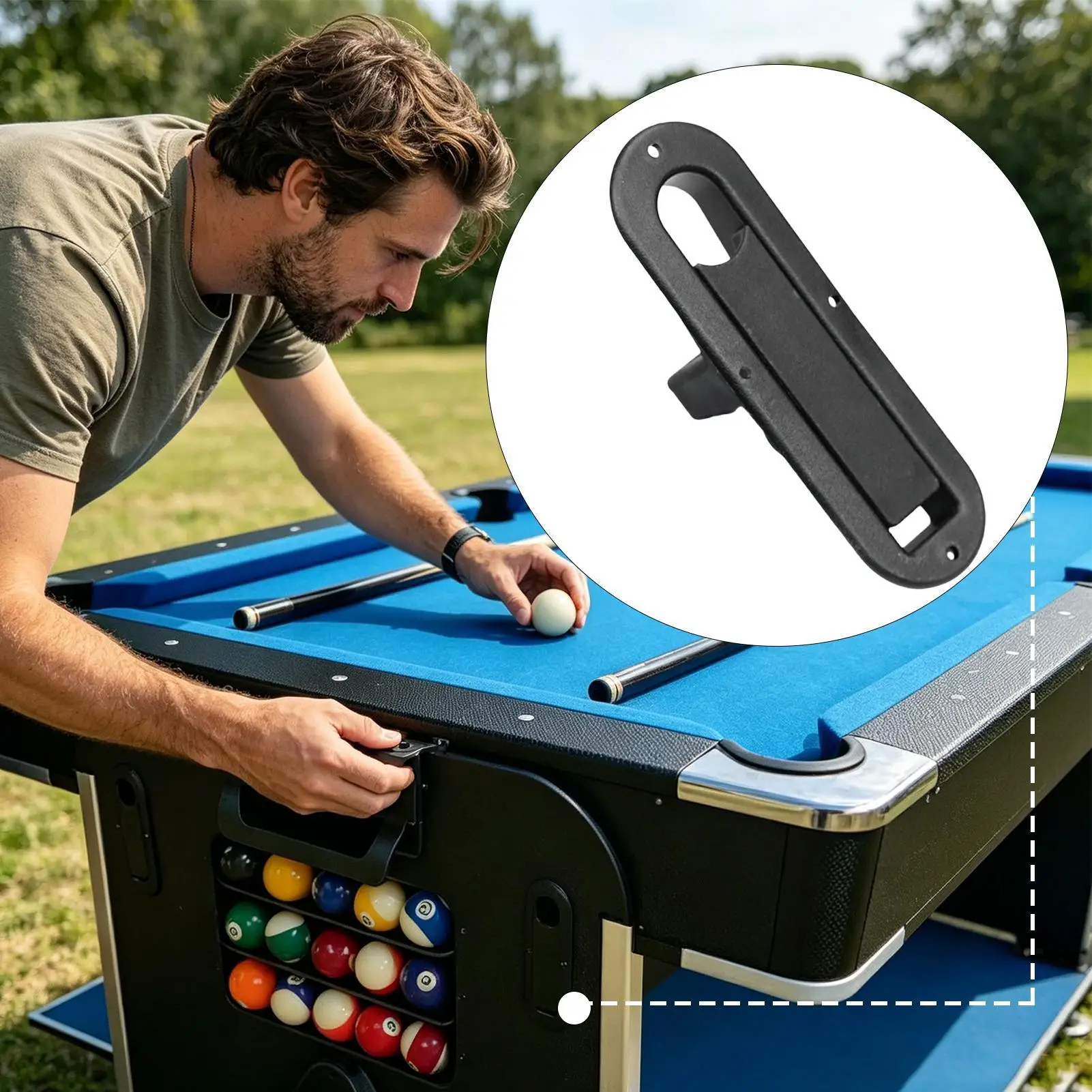 プールテーブルロッククリップポータブル耐衝撃性ユニバーサルゲームテーブルトップロックスペアパーツホームクラブゲームルームバー用