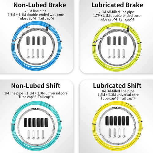 Imagen 2 del producto JAGWIRE-Cable de freno de bicicleta Universal, tubo de Cable de cambio para 4mm/5mm, desviador de bicicleta de montaña y carretera, línea de freno, tubo sin aceite delantero y trasero