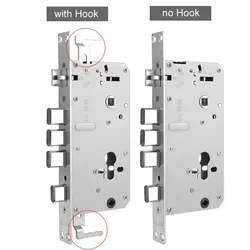 6068 304 stainless steel security door lock body Internal gear structure Anti stuck for smart fingerprint Lock