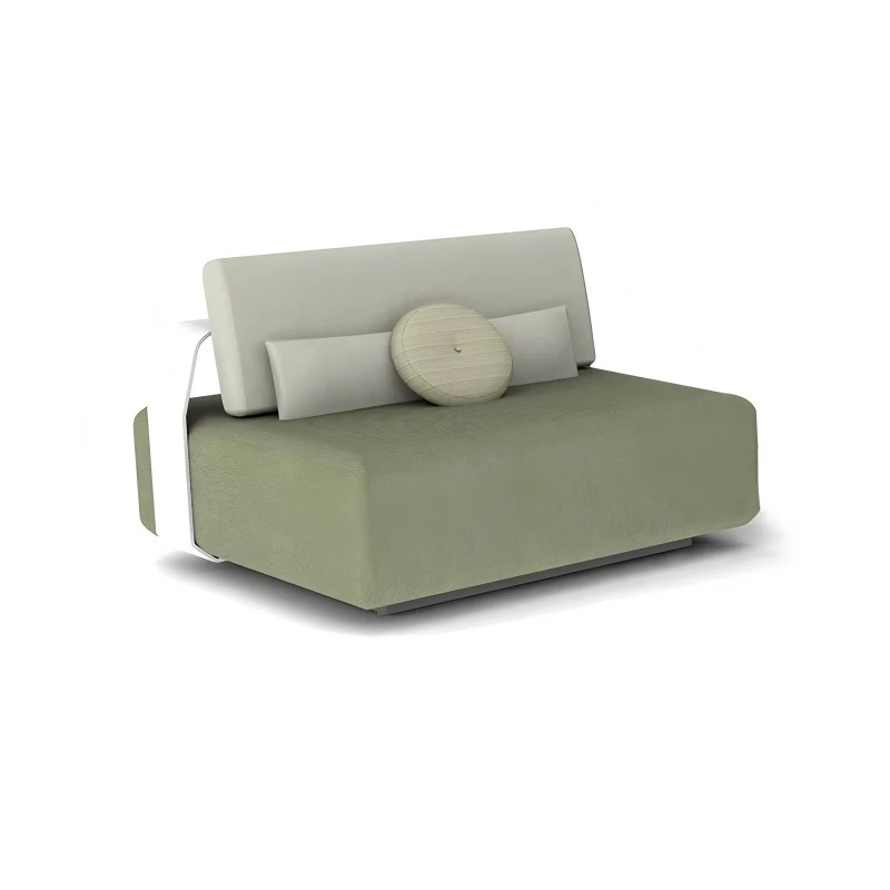 Outdoor Aluminum Alloy Sofa Garden Design Courtyard Hotel B & B Real Estate Stainless Steel Outdoor Sofa Combination