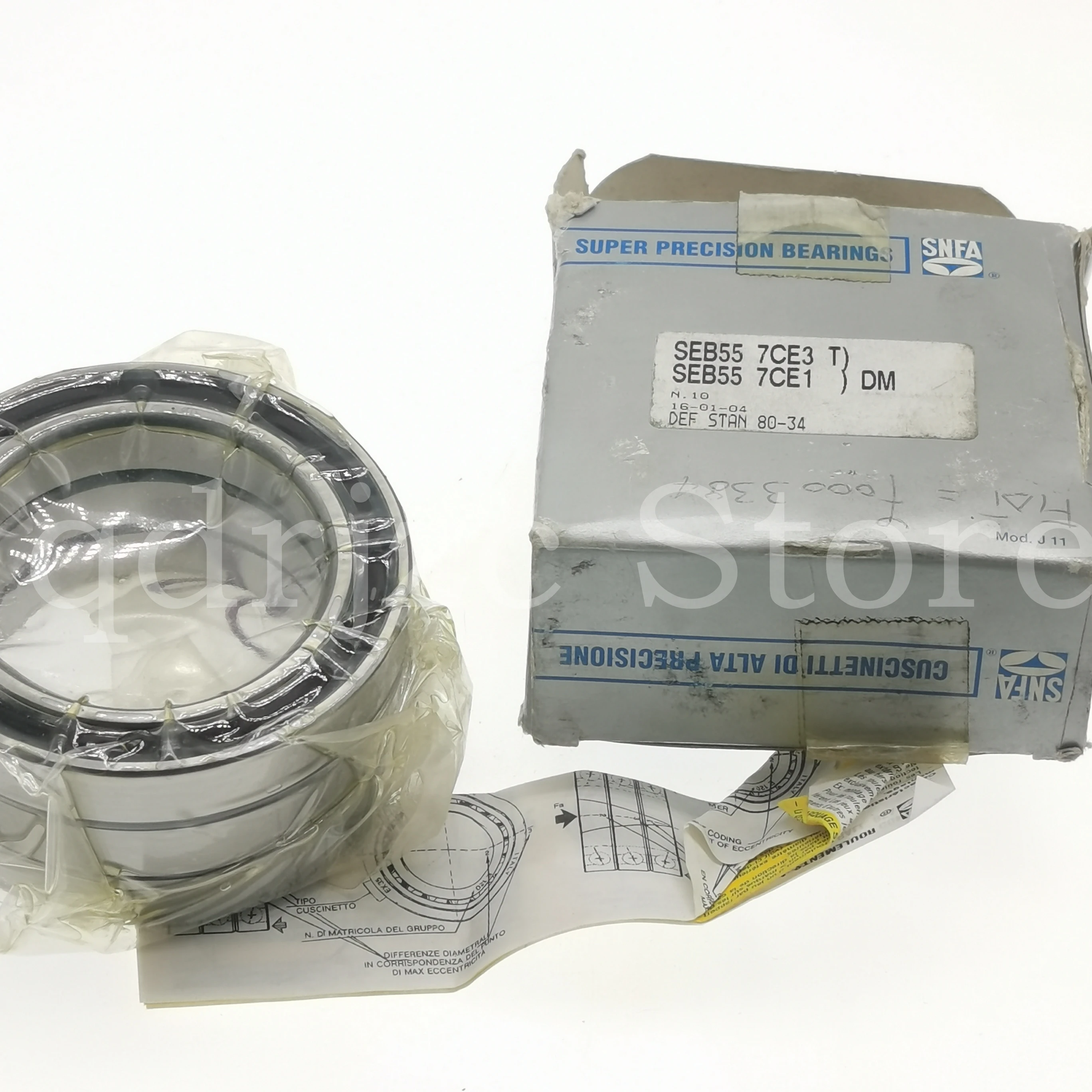 triplex angular contact ball bearing SEB55 7CE3 TDM = 71911ACD/P4ATBTB