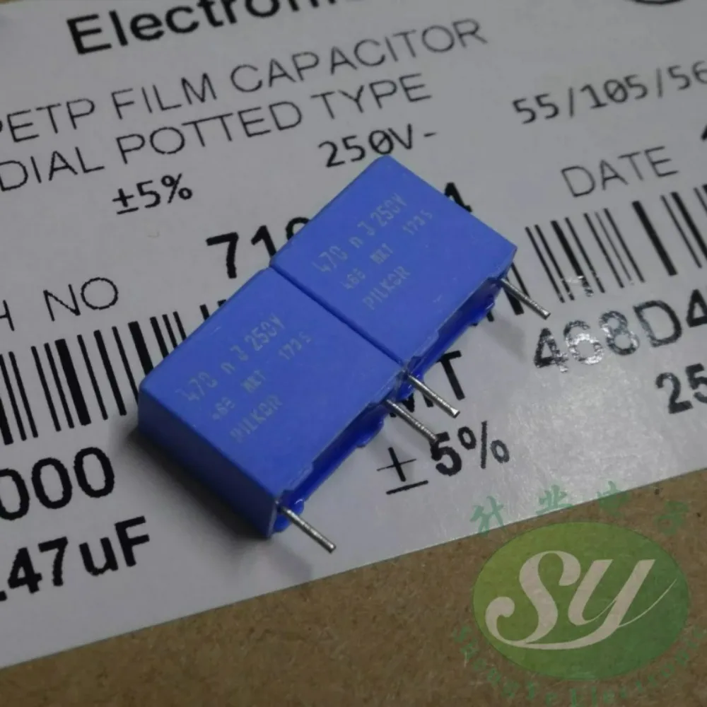 

10pcs/lot MKT468 0.47uf 250V 470nf u47 474 J Brand New 10mm Film Capacitor PCMT468D47474
