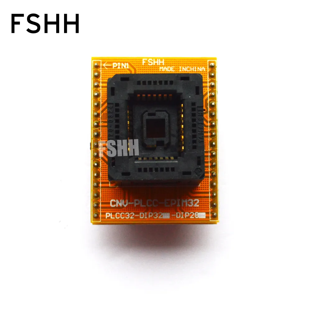 PLCC32 - DIP32 プログラマ アダプタ CNV-PLCC32-EPIM32 テスト ソケット PLCC32 BIOS アダプタ
