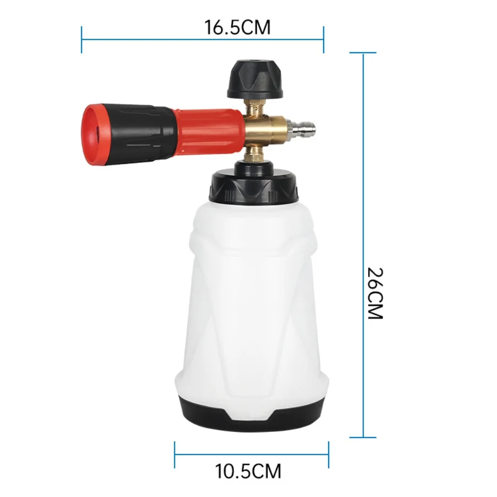 1 Piece Brass High Pressure PA Foam Pot Car Wash Spray Bottle For Cleaning Machine Automotive Exterior Detailing Accessories