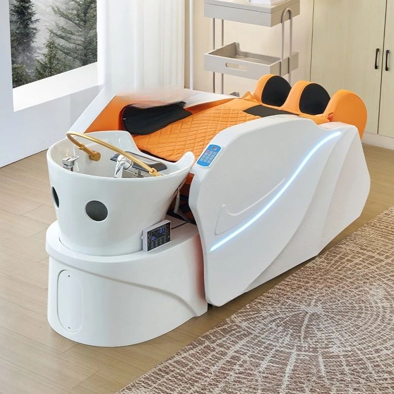 Shampoo bed Electric massage hair bed Constant temperature water circulation flushing bed