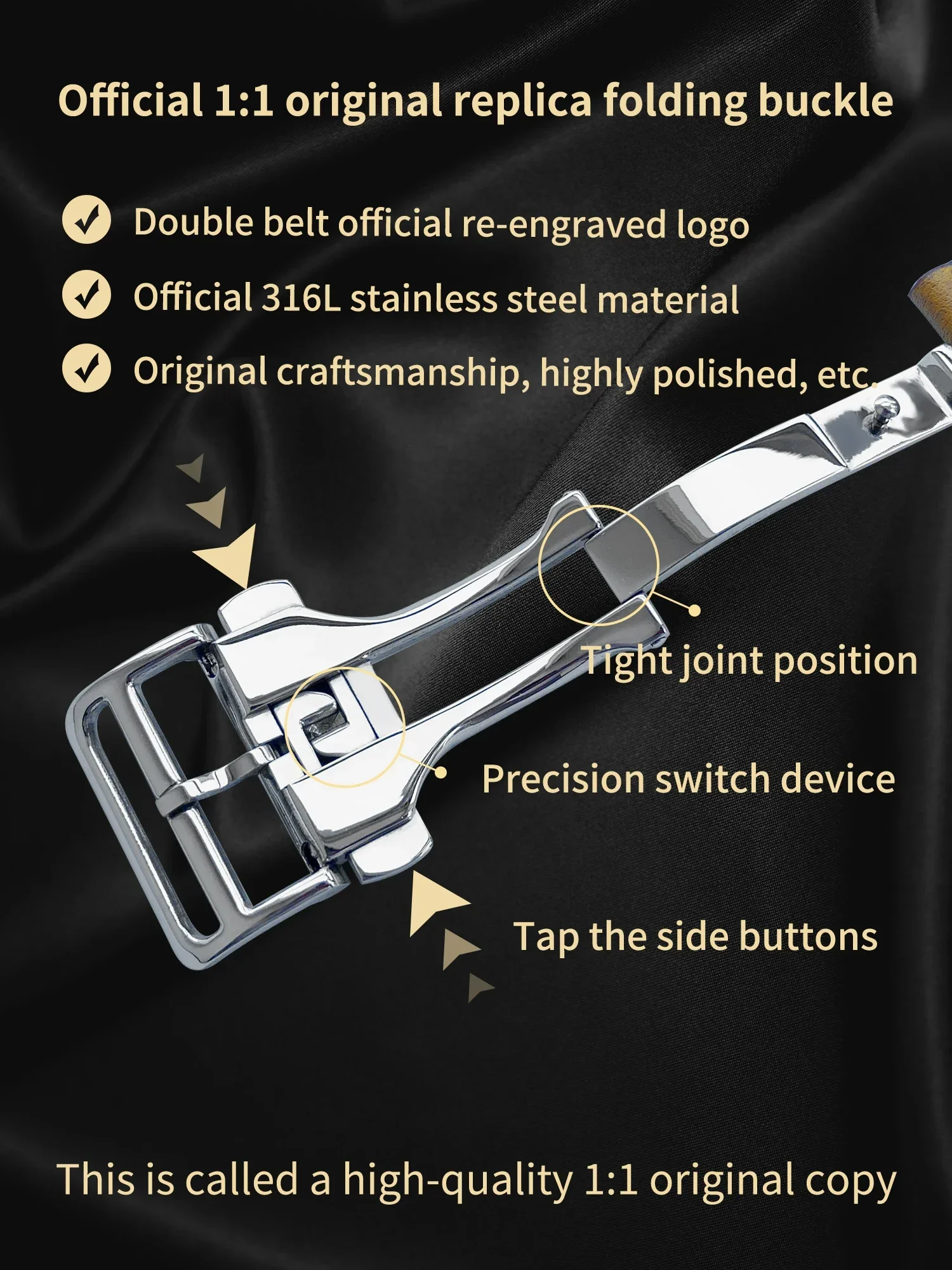 Kebitt Genuine Cow Leather Deployment Buckle Strap Ultra 2 Bracelet For Iwatch Apple Watch 10 9 8 Band Ultra 7 6 46mm 45MM 49mm