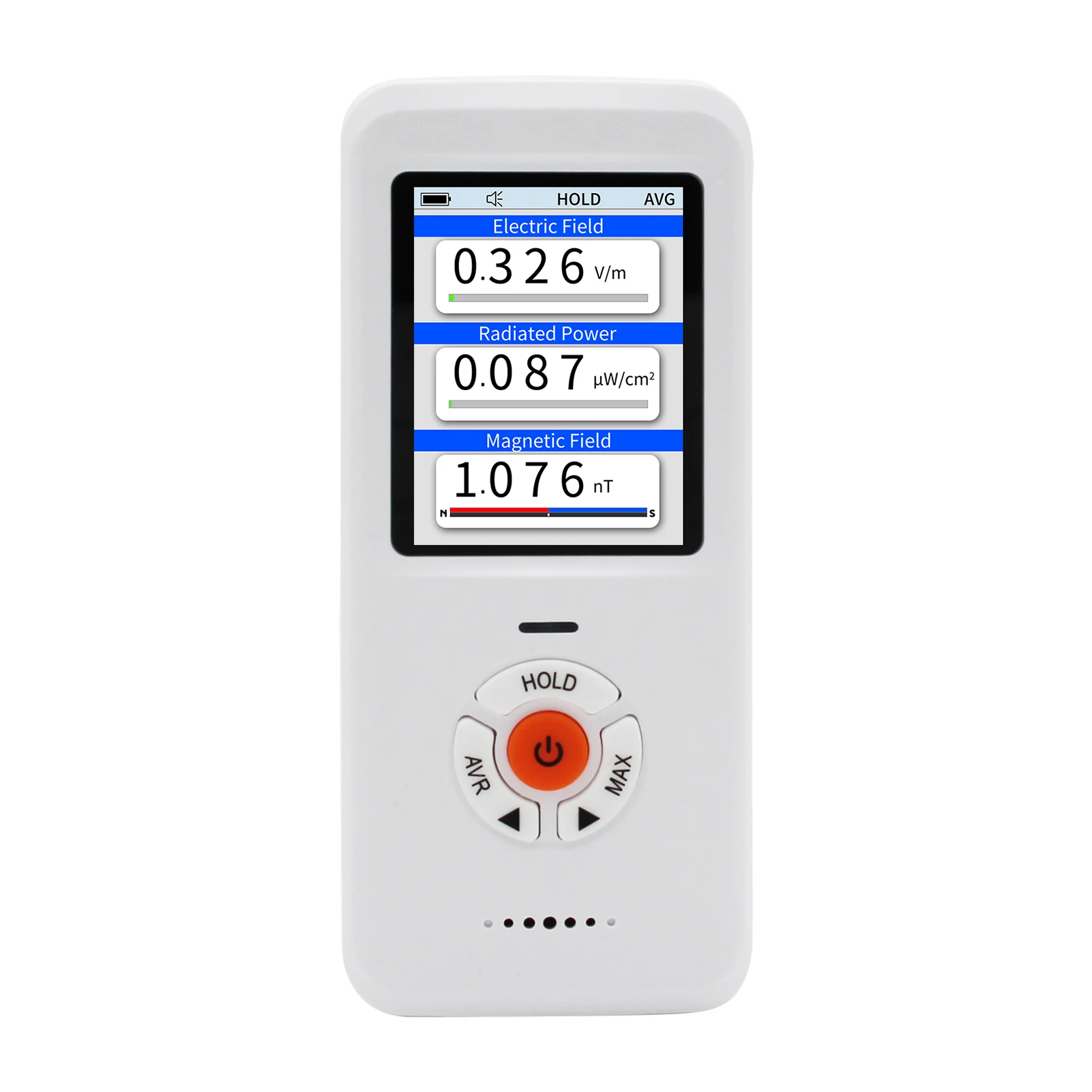 Aikesi EM-101 Rechargeable Digital Electromagnetic Field Radiation Detector Handheld Digital LCD EMF Detector