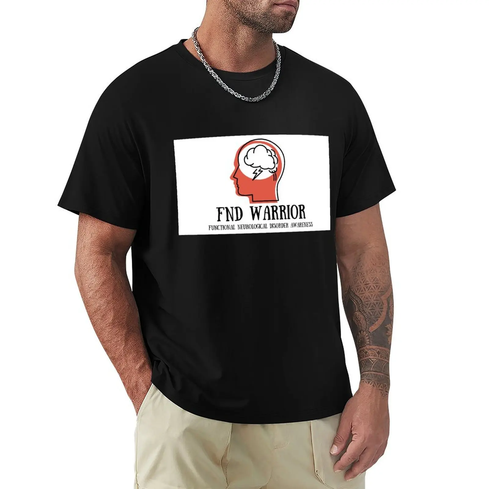 Functional Neurological Disorder Awareness T-Shirt Basic Daily Outfit Short Sleeve Tee