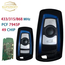 SUPERKEY Remote Auto Car Key 315/433/868Mhz  For BMW 3 5 7 Series X5 X6 F20 F22 F30 CAS4 CAS4+ PCF7953 HUF5662 HUF5767 HUF5661