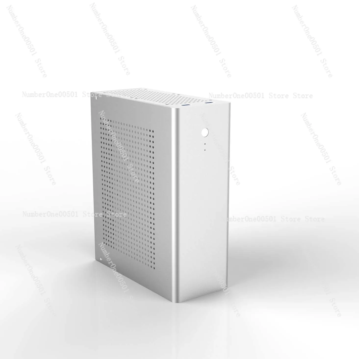 

All-aluminum mini chassis supports independent graphics card DC power supply 24X20 main board