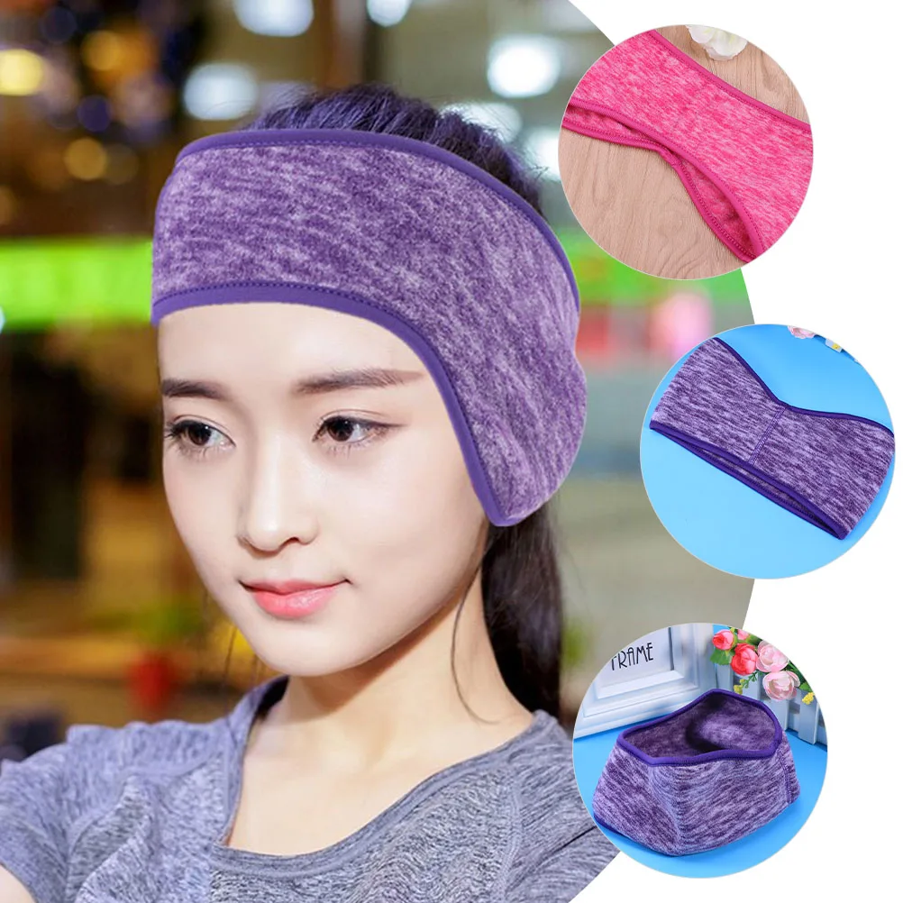 

2 шт., теплая повязка на голову для мужчин и женщин, зимняя защита ушей, легкая, мягкая, нескользящая повязка на голову для занятий спортом, пешего туризма, езды на велосипеде, бега