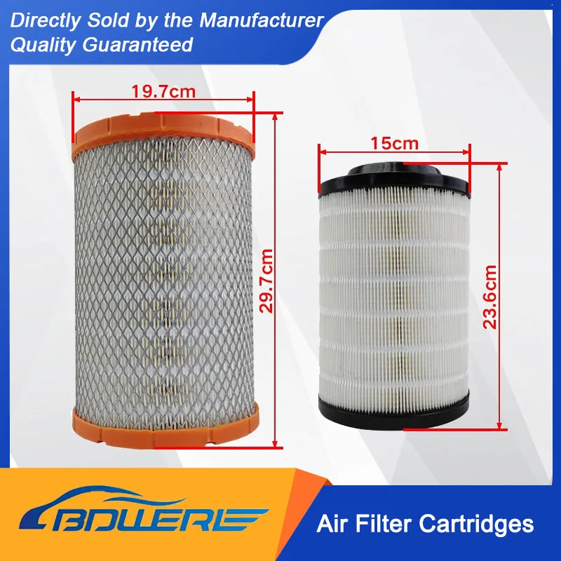 

FOTON Shidai Linghang S1 Air Filter Cartridges for Dongan Petrol and Quanchai Diesel Engines. S111900000063 / S111900000053