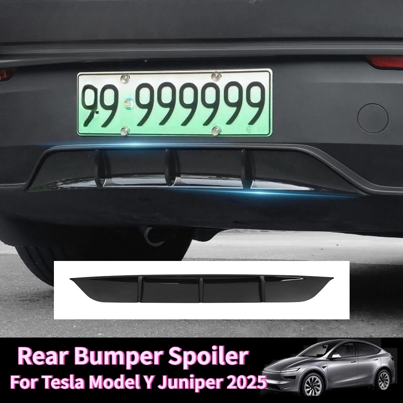 

For Tesla Model Y Launch 2025 Juniper Rear Bumper Diffuser Protector Spoiler Lip Side Splitters Decoration Modified Accessories