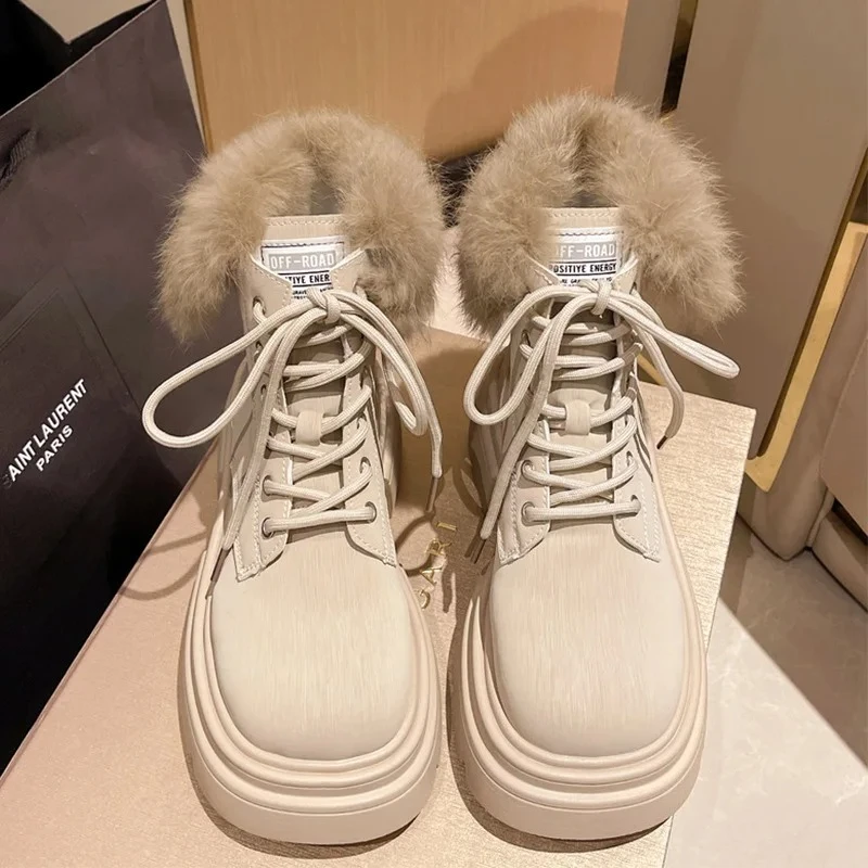 الشتاء المرأة الدافئة أفخم الثلوج الأحذية عالية الجودة الباردة برهان أحذية غير رسمية عالية الجودة الاتجاه بولي Leather جلد النساء حذاء من الجلد بوتاس Mujer #1