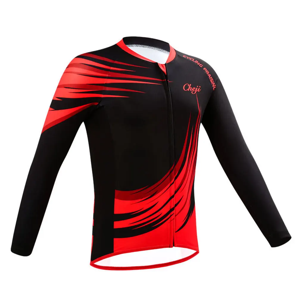 Camiseta de ciclismo infantil de secado rápido manga larga con malla - imagen 4