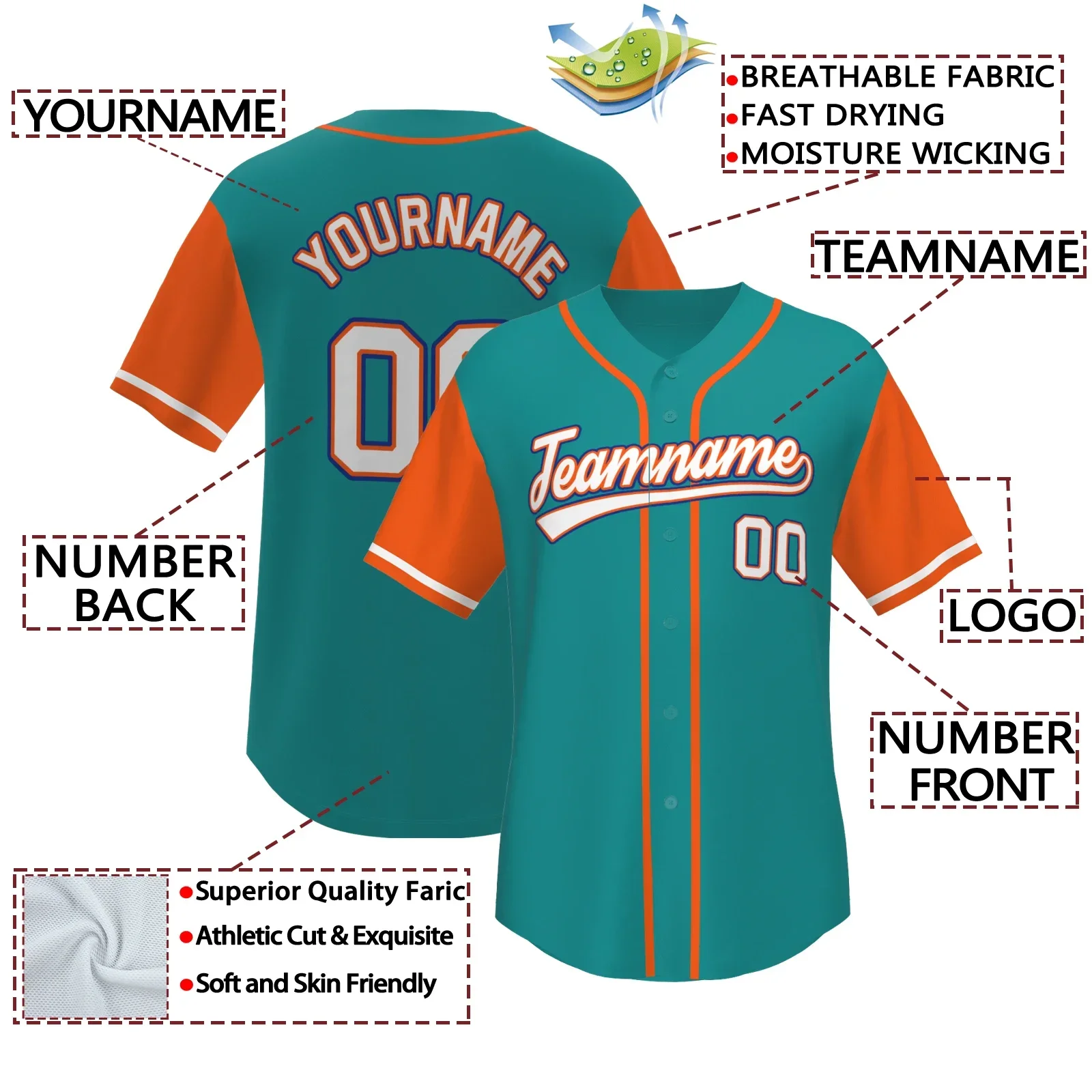 Custom Baseball Jersey Stitched/Printed Personanlized Button Down Shirts Sports Uniform for Men Women Youth