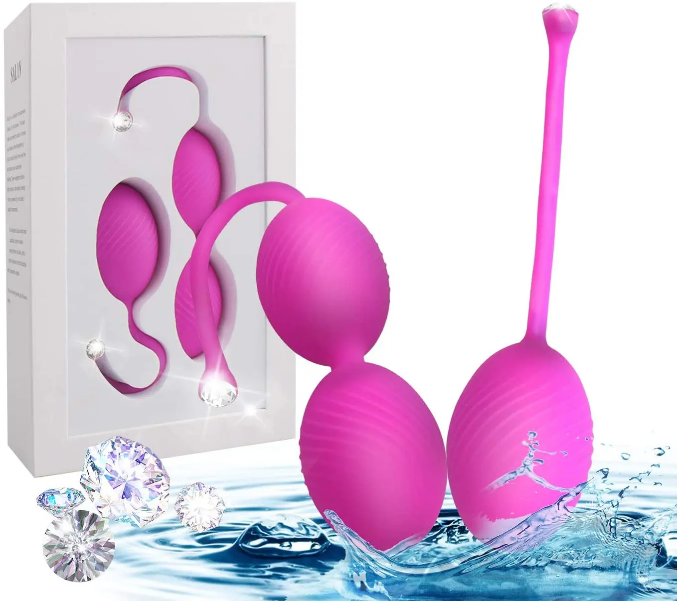 Set Safe Silicone Kegel Ball Vagina Bulb Private Tighten Exercise Machine Sex Toy For Women Masturbation Kegel Weights Adult Toy