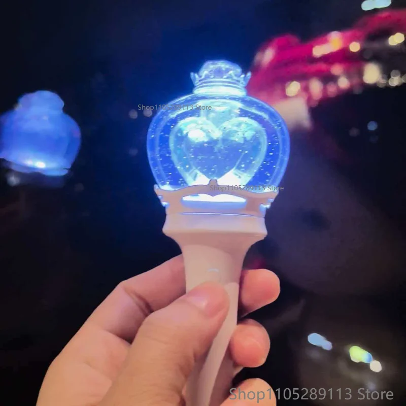 

12-сантиметровый мини-фонарик Wonyoung Ver.2, светящаяся палочка-волшебная палочка с сердечком, I HAVE Yujin, мини-лампа для фанатов, подарок.