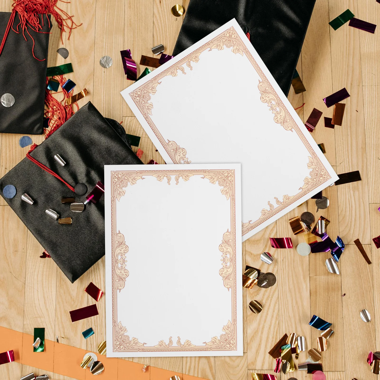 30 pezzi di carta interna per certificato di diploma vuoto, carta per certificato, stampabile, scrivibile, esperienza di scrittura liscia per il premio di laurea