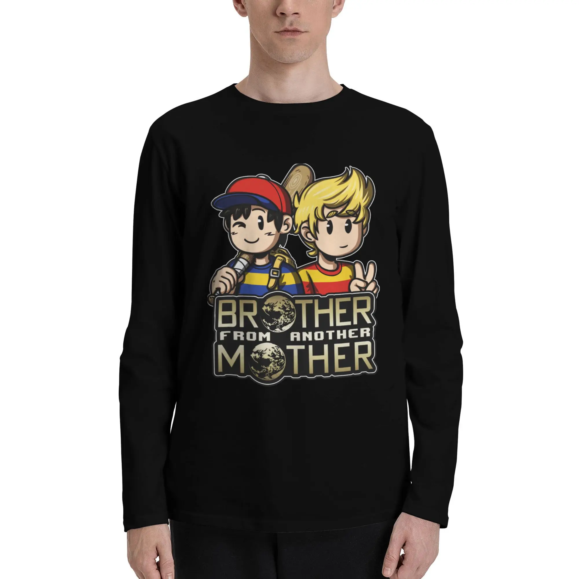 هوديي البلوز الرجال آخر الأم نيس ولوكاس 100% القطن Earthbound RPG مقنعين البلوز الكبار هوديي قميص #1