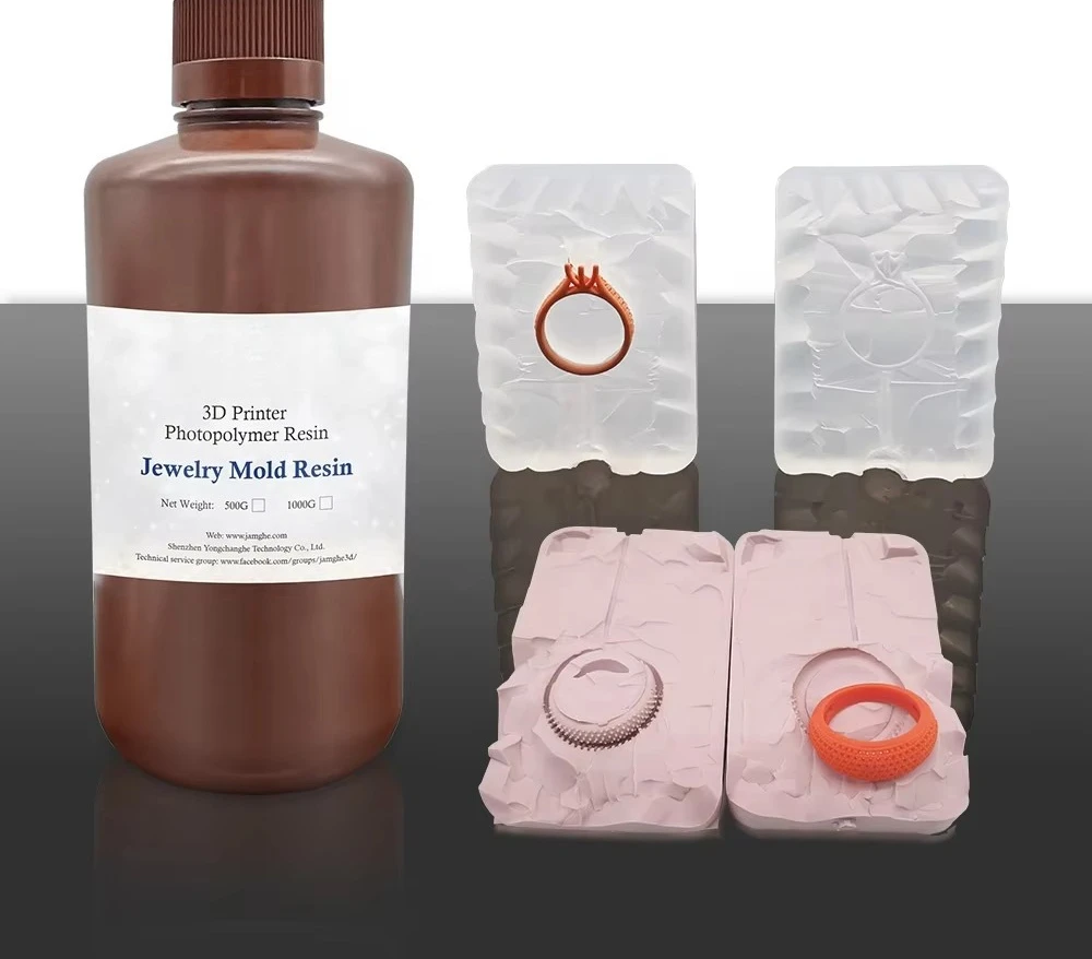 1KG 405nm Photosensitive Resin for RTV Silicone Mold Non Casting Material Compatible with LCD DLP SLA 3D Printing