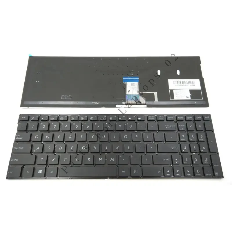 Nuevo teclado retroiluminado para portátil Asus Q503 Q503U Q503UA Q534 Q534U Q534UX Q551 Q551L Q551LB Q551LK Q551LN Q551LN-BBI706 (EE. UU.)