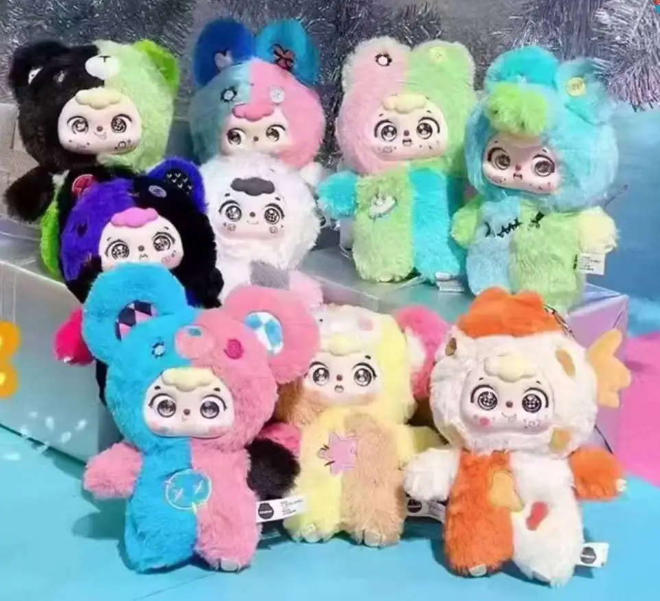 

Doubao Velvet 4th Generation Y2k Millennium Party Blind Box Vinyl Pop Toy Cute Pendant Doll Series Mystery Box Kids Gift