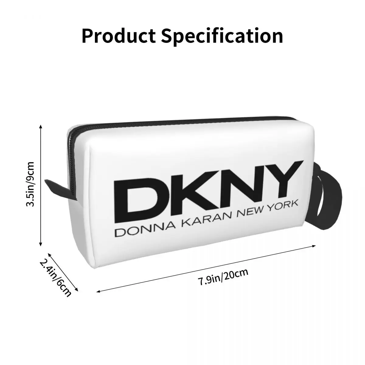 DKNYS 순례자 대형 메이크업 가방, 지퍼 파우치, 여행 화장품 가방, 유니섹스 보관 가방