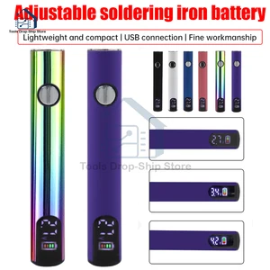 400mAh 510 Thread Batterie Batterie freie Set Set Set Set Heißes Geräteinstellungskit Erwärmen Elektrisches Lötzubehör Erwärmen 10 Hauptumsatzbatterien 510 - №7