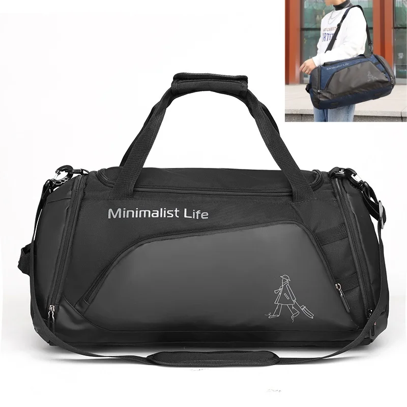 

Travel Gym Bag Large Capacity Waterproof Training Fitness Bags Multifunctional Handbag Independent Shoe Compartment Sports Bag