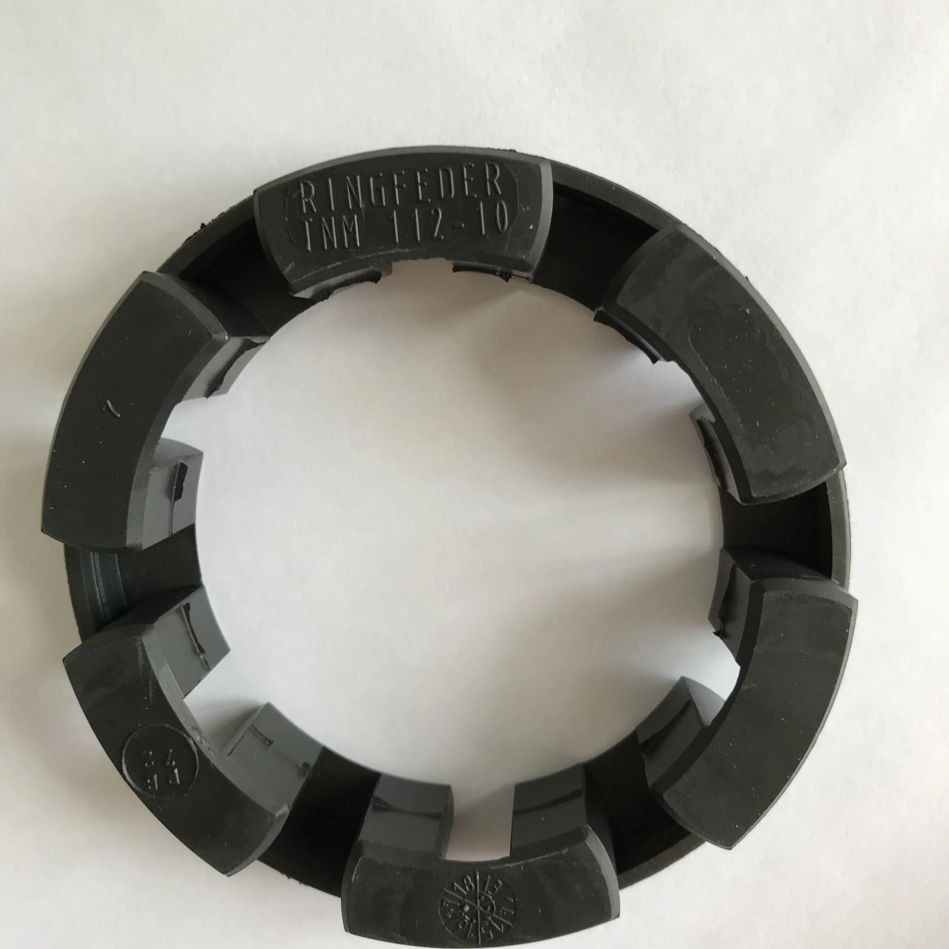 Imported RINGFEDER TNM 50-10 elastomer ring soft rubber pad black bow word Great Wall rubber Pb72Pb82