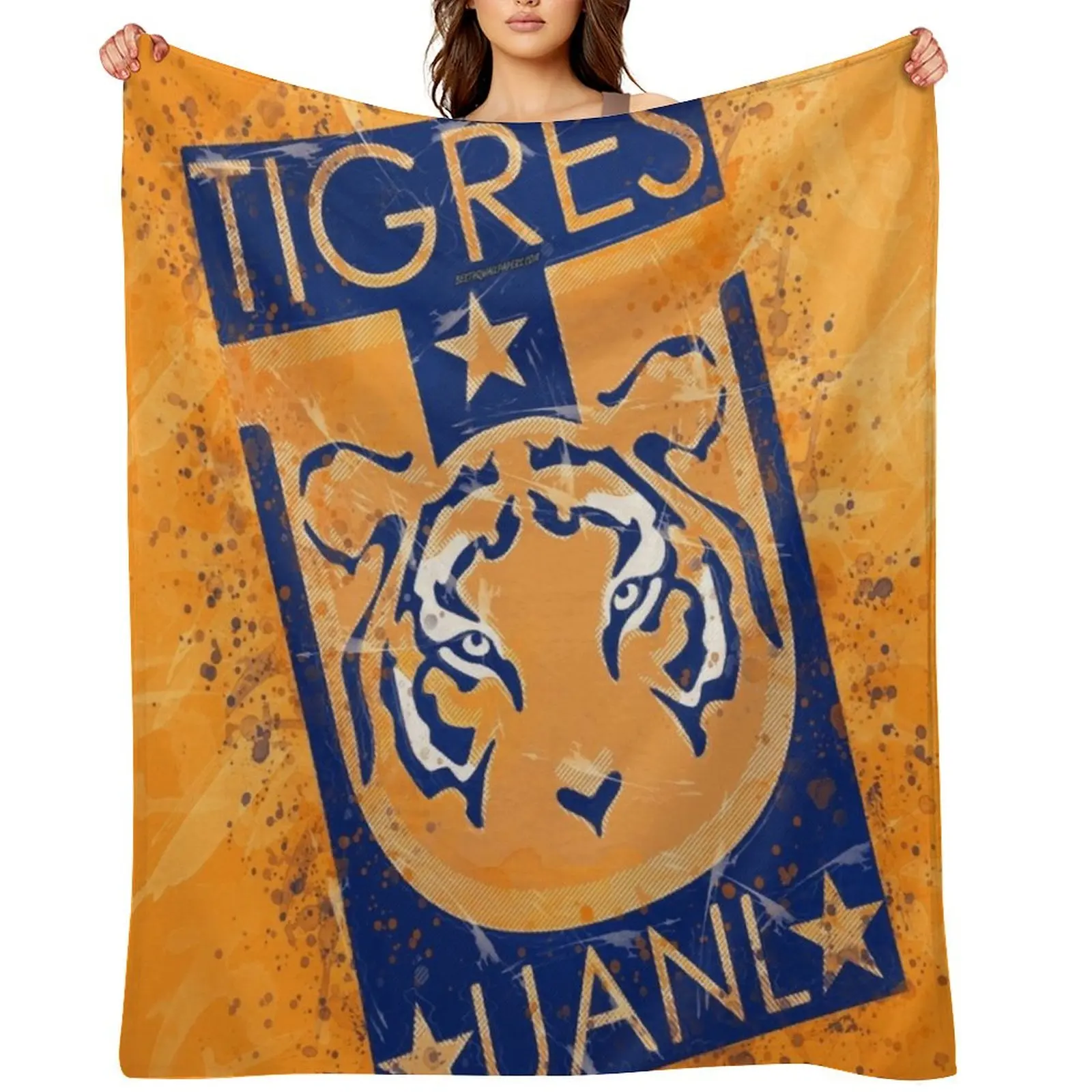 

UANL Tigers Throw Blanket Soft Comforter For Sofa Thin warm for winter Blankets