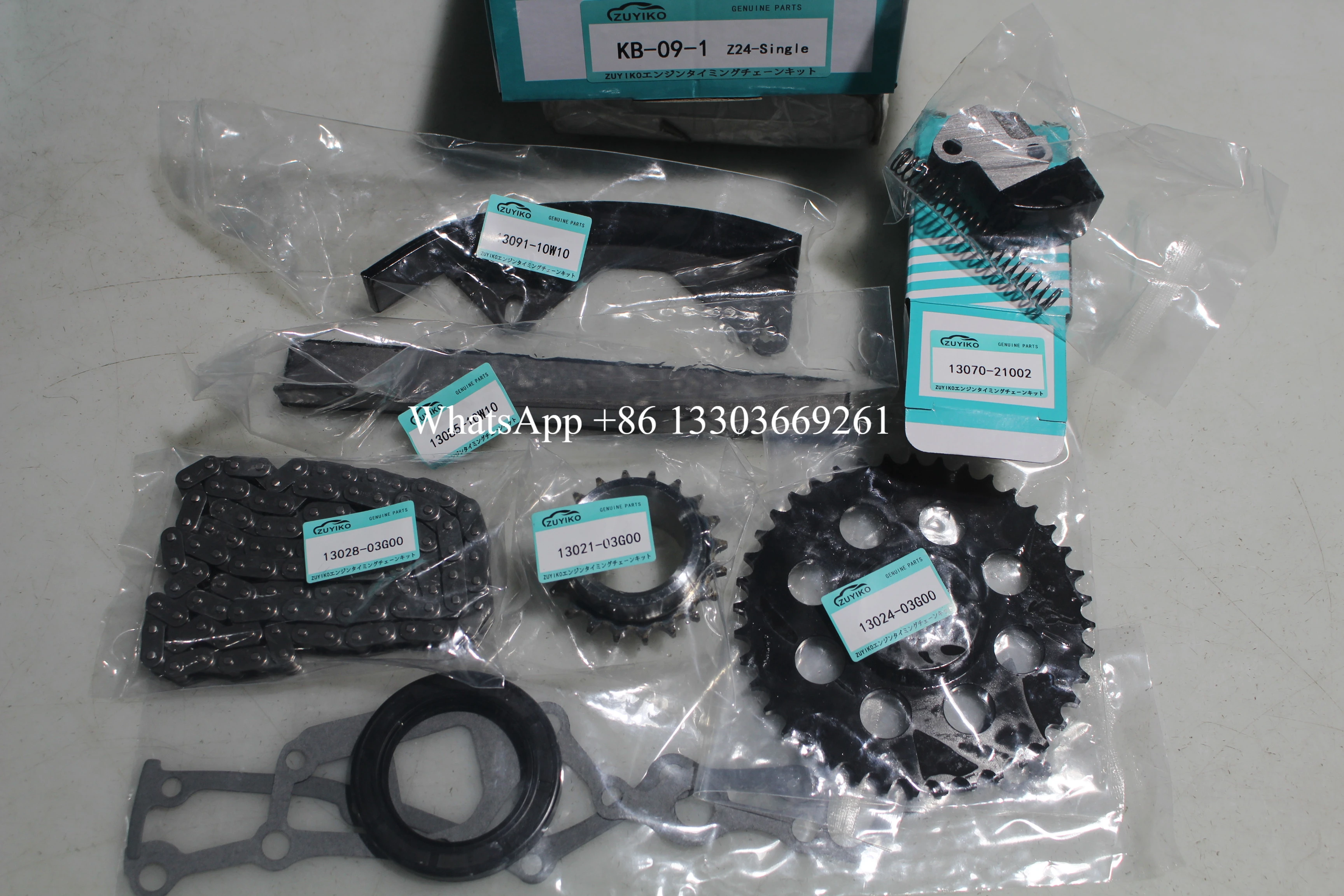 

Z24 TIMING CHAIN KIT FOR NISSAN z24 engine timing chain set 13028-13G00 KB-09-1