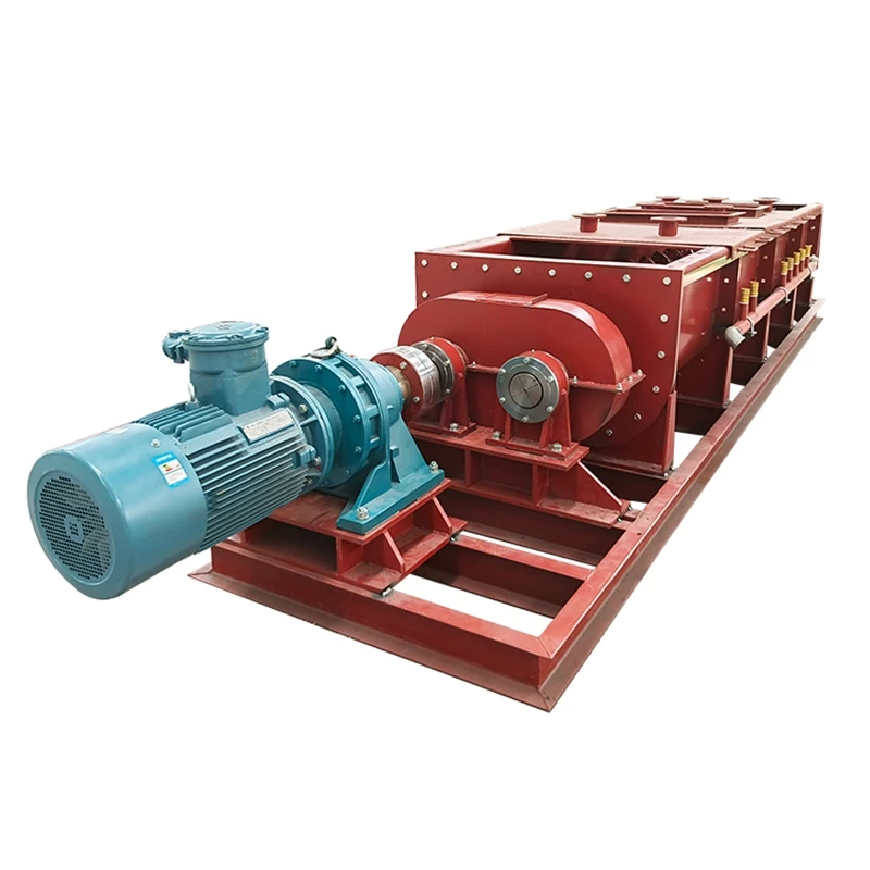 Double Axis Mixer Soil Clay Mixing Machine Biaxial Dust Humidifier Mixer