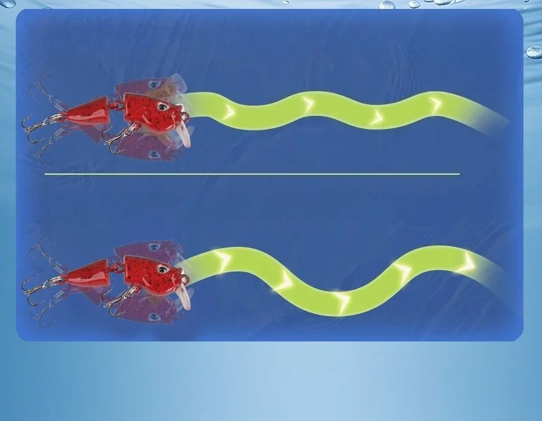 BILLINGS 1 Stück Micro 2-Segment-Köder 2,5g/3,5g Mehrteiliger Vollwasserköder im japanischen Stil Stream Minnow Angelzubehör – Detail 15