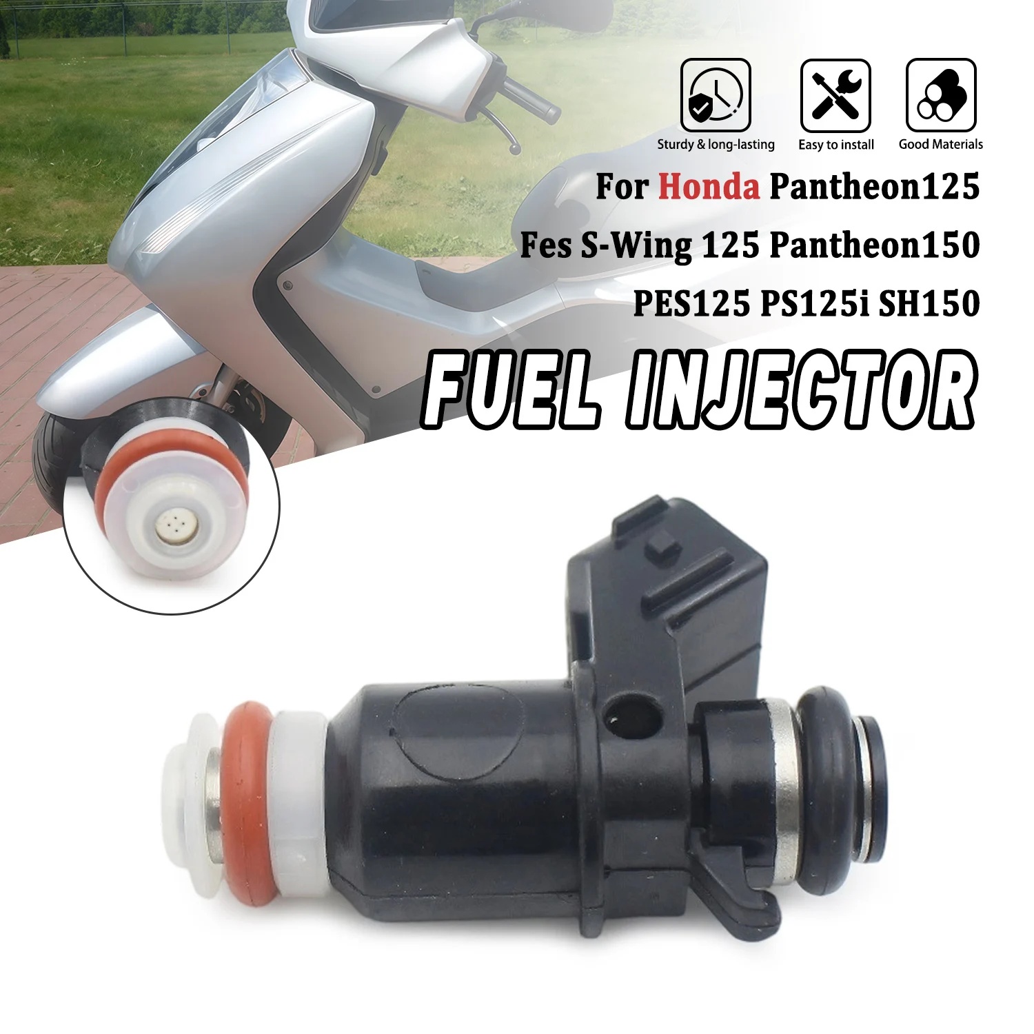 For Honda Pantheon150 Pantheon125 Fes S-Wing 125 150 Fes PES125 SH150 PS125I Scooter Engine Fuel Injector Nozzle 16450-KRJ-901