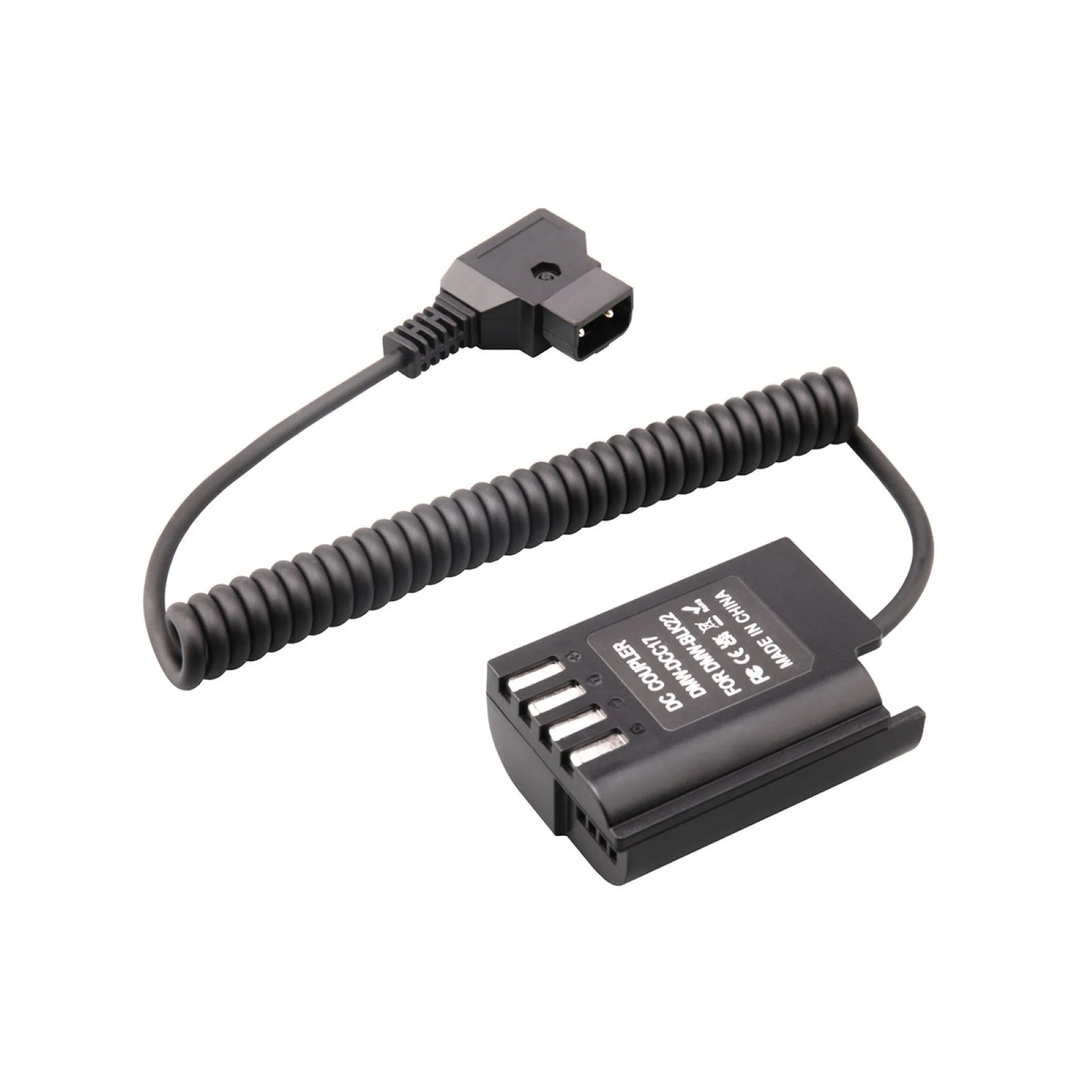 DMW-BLK22 DMW-DCC17 Dummy Battery With D-Tap Spring Cable For V-mount Battery For Panasonic GH3 GH6 S5K GH5S Camera Accessories