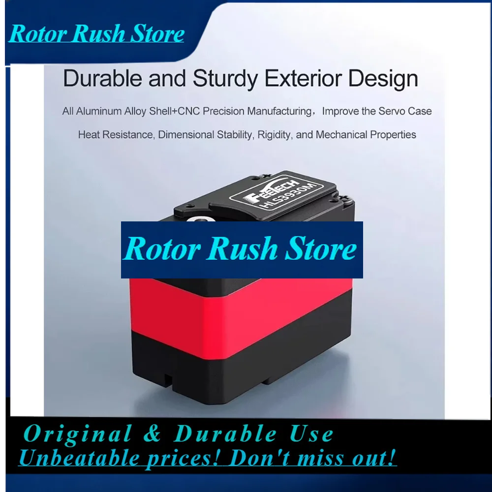RoRuSFeetech HLS3930M 12V 35kg Core Motor Steel Gear Double Shaft Constant Force Serial Bus  For RC Toys Robot Desktop Robo